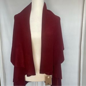 Look by M the shawl best barn red one size new with tags
